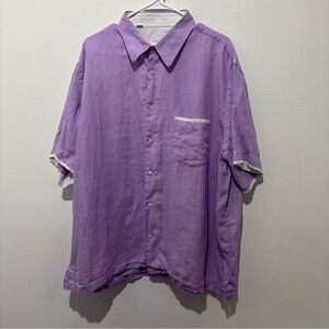 Purple Linen Brioni Size XXL